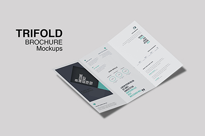 Trifold Brochure Mockup For Business