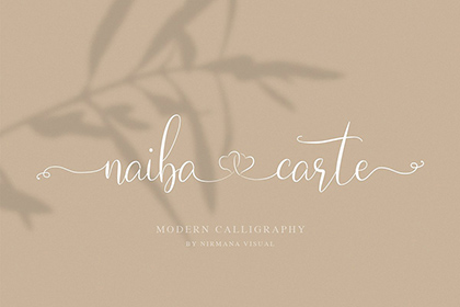 Naibacarte Handlettering Font