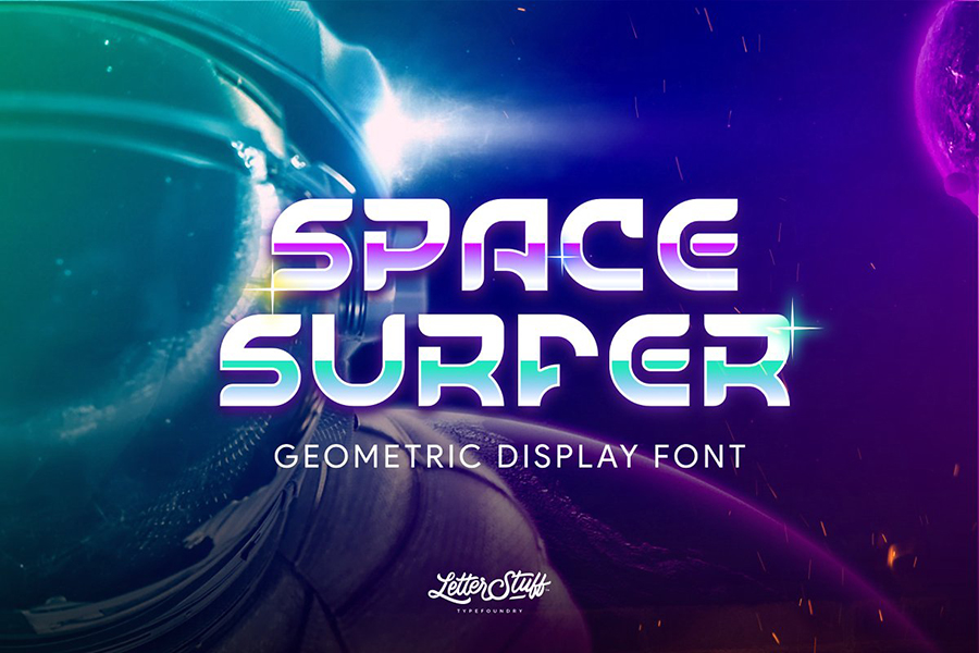 SpaceSurfer Display Font