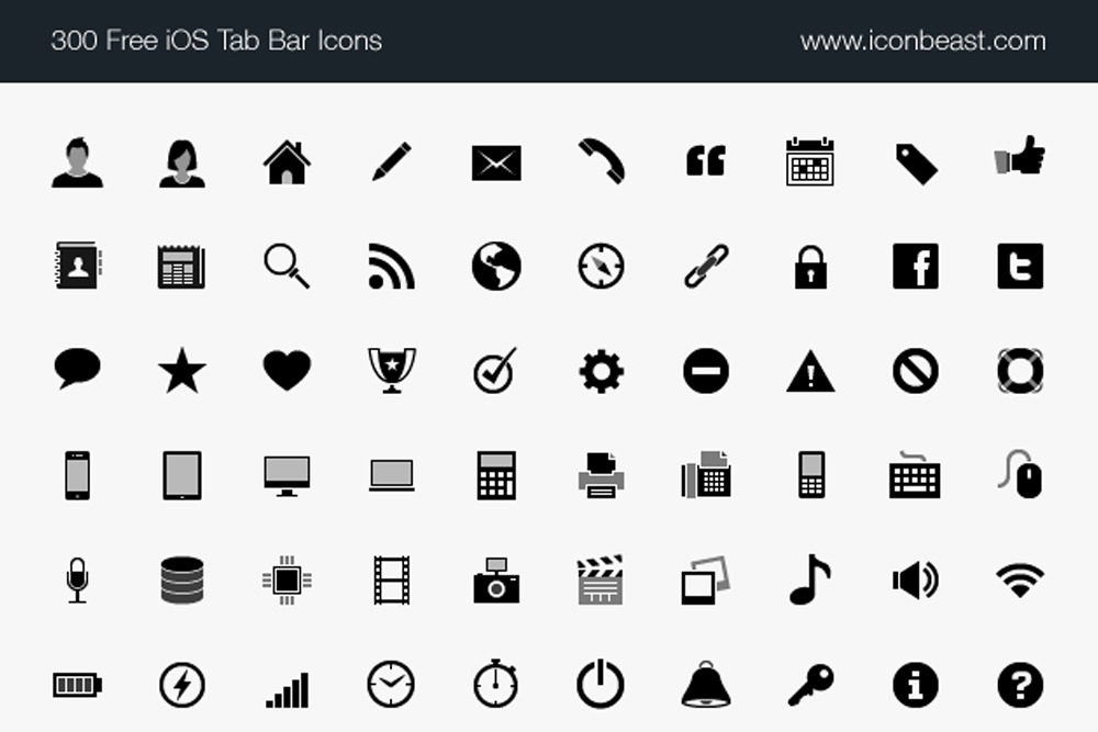 ios7 tab icons