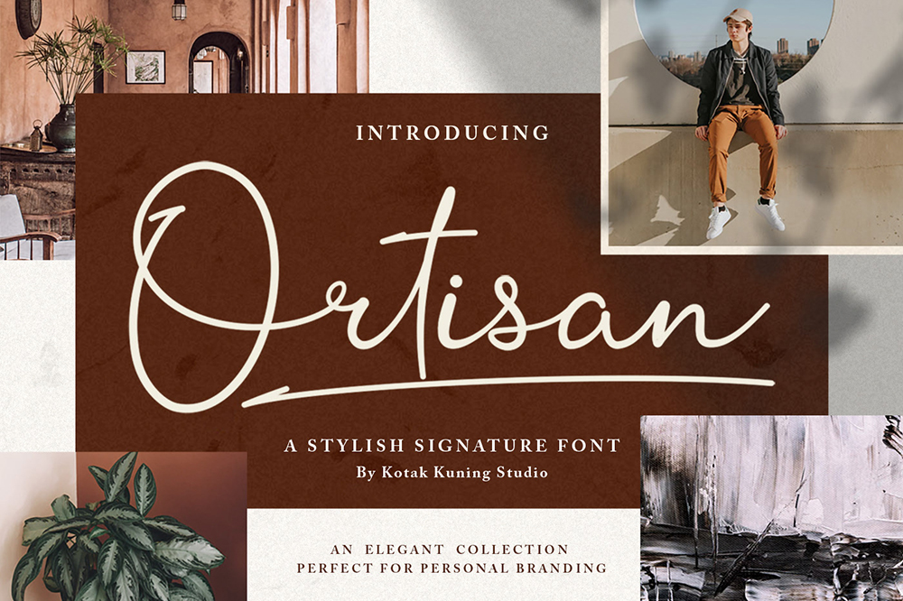 Free Ortisan Signature Font