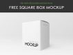 Free Square Box PSD MockUp in 4k