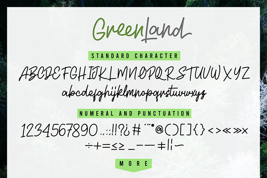 Greenland Handlettering Script