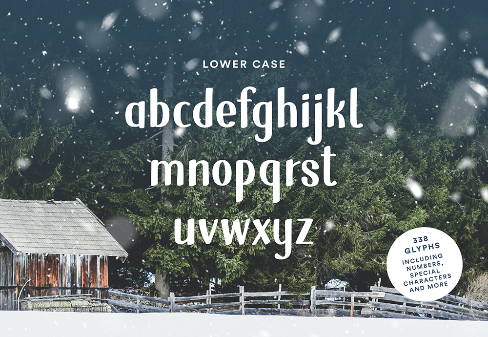 SnowHut Typeface Free Glyphset