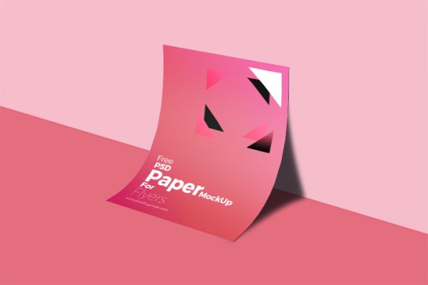A4 Paper Free PSD Mockup