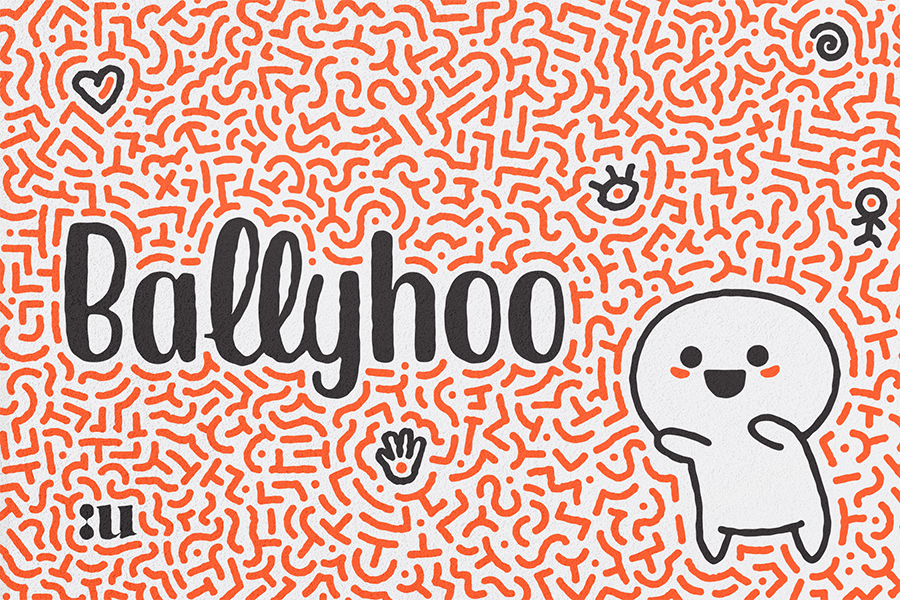 Ballyhoo Display Font Demo