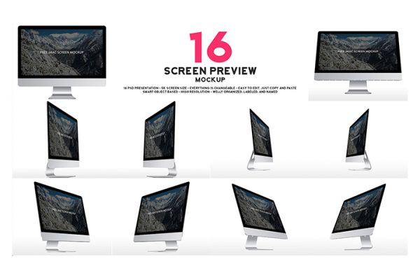 iMac Screen 5k Mockup V2
