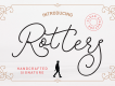 Rotters Monoline Script Font