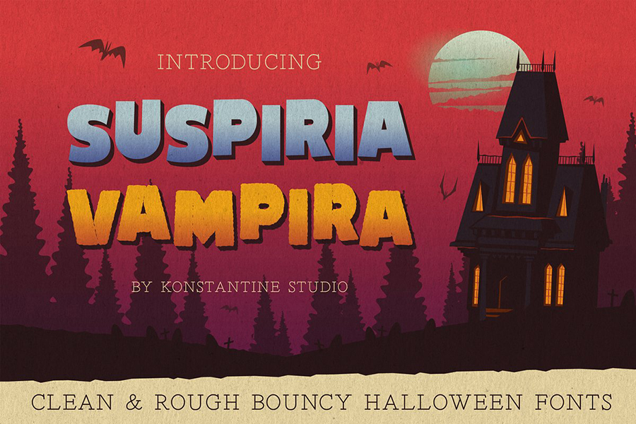Suspiria Vampira Display Font