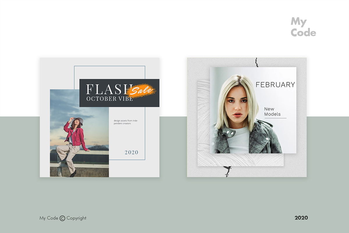 Page 19 - Free fashion Instagram post templates you can edit
