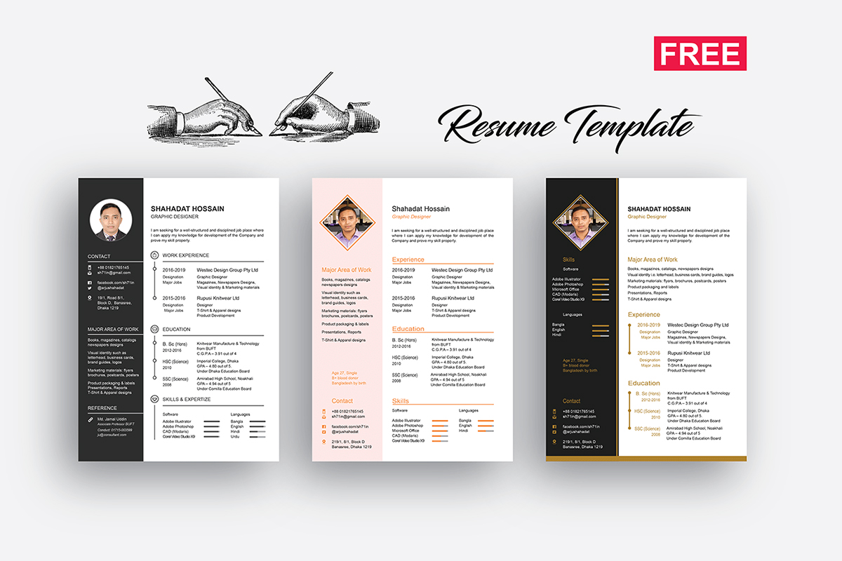 free-resume-cv-templates-free-design-resources