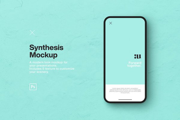 Free Synthesis Smartphone Mockup