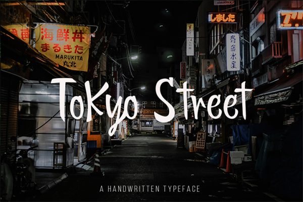 Tokyo Street Handwritten Typeface