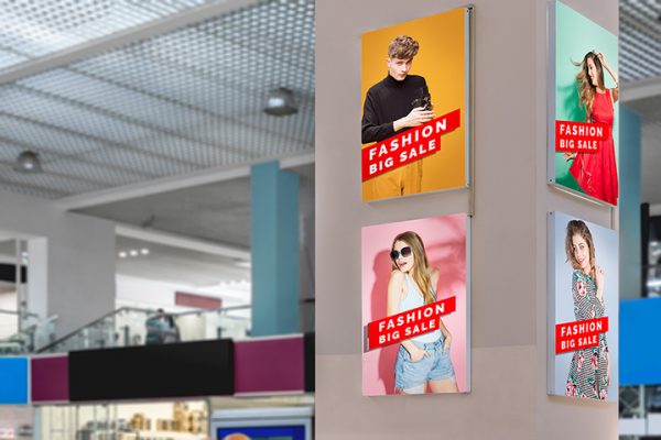 Shopping Center Multi Banners Mockup