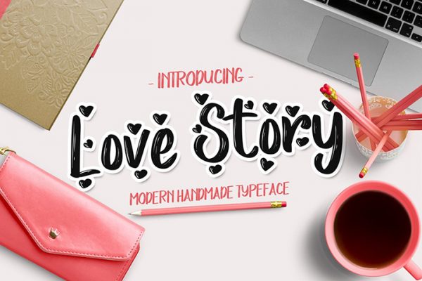 Love Story Handwriting Font