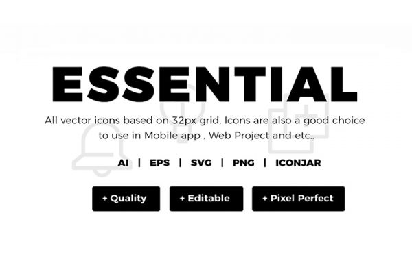 500 Essential Icons Collection