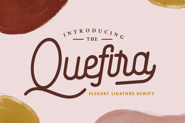 Free Quefira Aesthetic Script Font