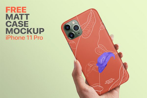 Free iPhone 11 Pro Case Mockup