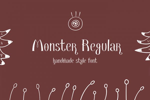 Monster Regular Free Font