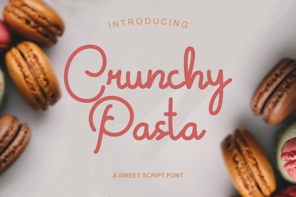 Free Crunchy Pasta Script Font