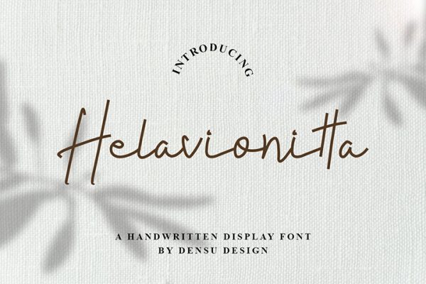 Free Helavionitta Script Font