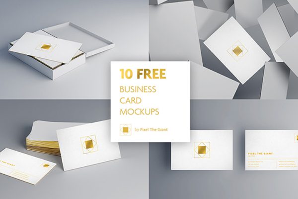 10 Free Luxury Business Card Mockups