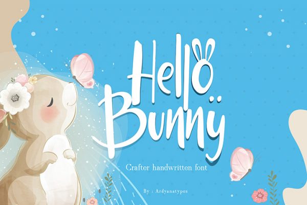 Free Hello Bunny Display Font