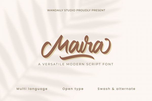 Free Maira Script Font