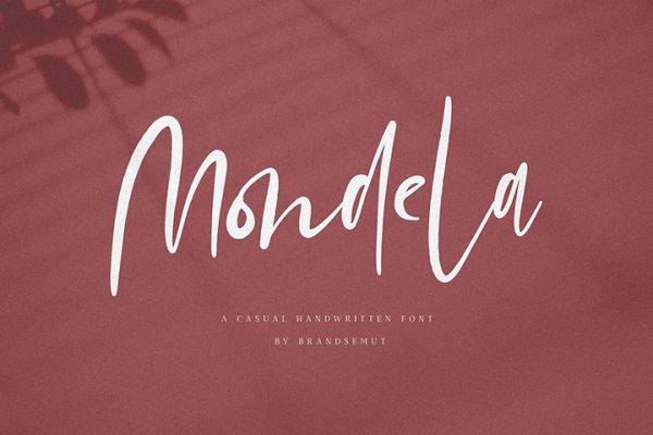 Free Mondela Casual Handwritten Font