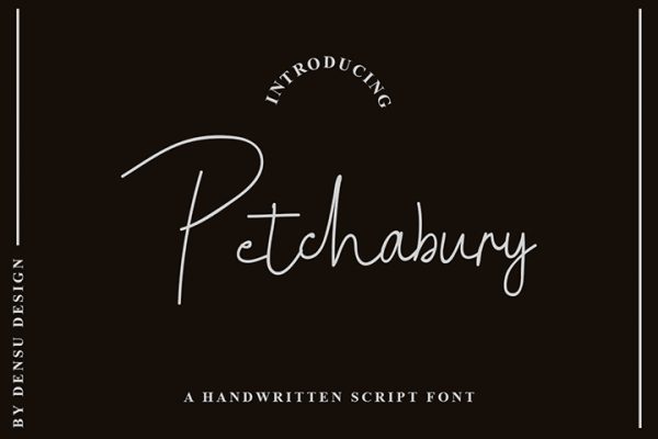 Free Petchabury Script Font
