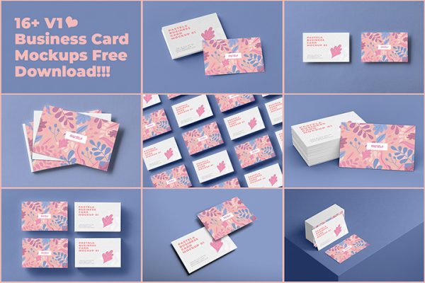 Free Business Card Mockup Collection