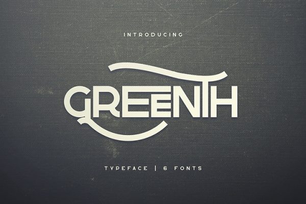 Free Demo Greenth Display Typeface