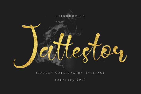 Free Demo Jattestor Modern Calligraphy Font