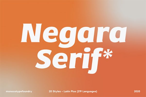 Free Demo Negara Serif Family Font