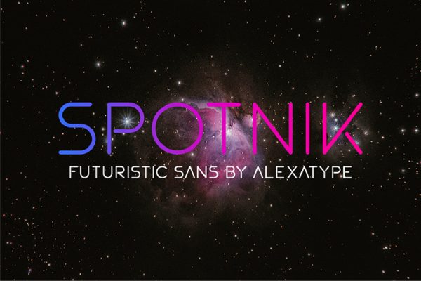 Free Spotnik Sans Serif Font
