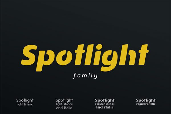 Spotlight Free Demo Sans Serif Font