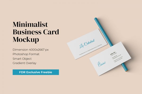 Minimalist Business Card Mockup