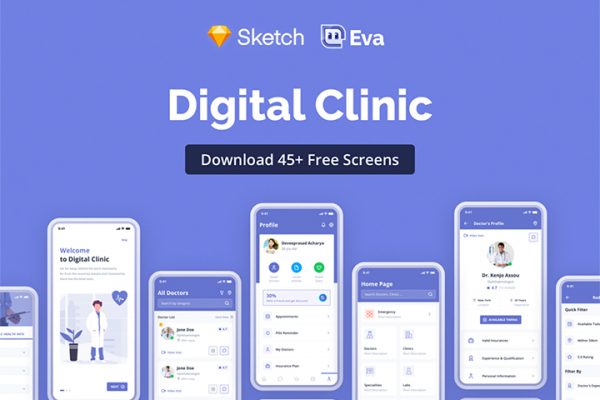 Healthcare Digital Clinic UI Kit