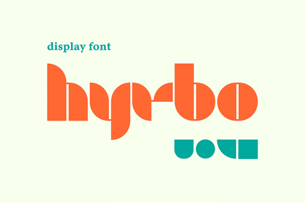 Hyrbo Free Display Font
