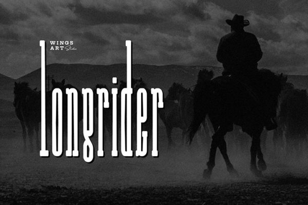 Long Rider Cowboy Font