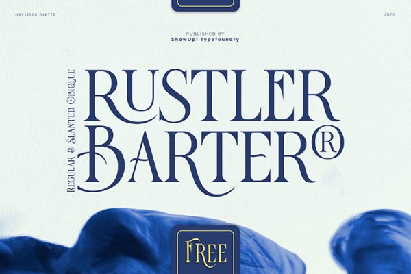 Rustler Barter Free Font