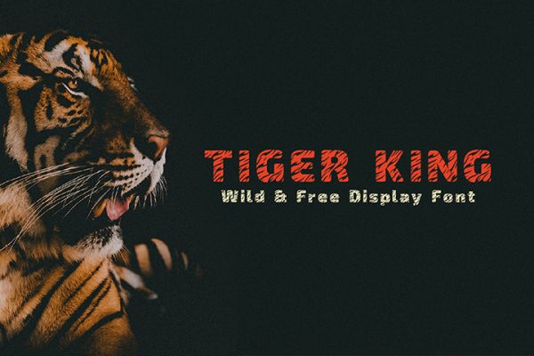 Tiger King Free Display Font