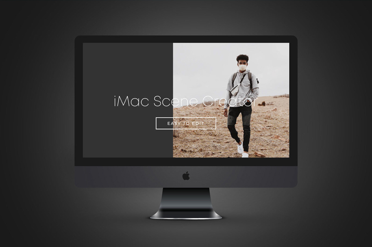 Free iMac Mockup (Sketch)