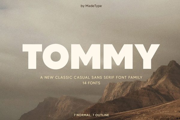Tommy Sans Serif Font