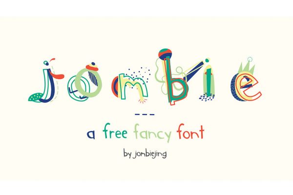 Jombie Free Fancy Font