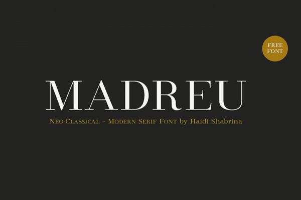 Madreu Free Modern Serif