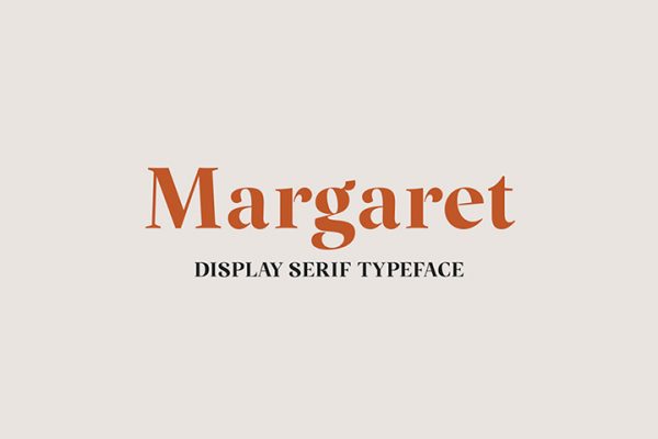 Margaret Display Serif Typeface