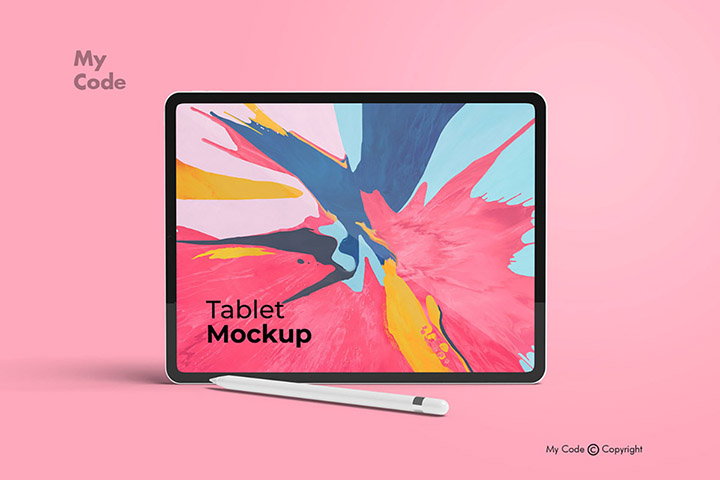 Free Stylish IPad Mockup   Free Design Resources