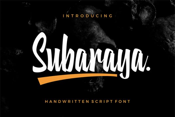 Subaraya Retro Script Font