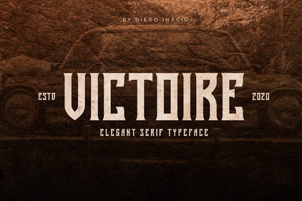 Victoire Free Display Font